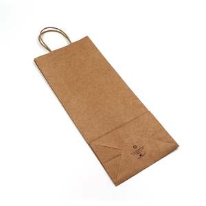 Cheap Customized Printed <b>Bottle</b> Gift Carry Packaging Wholesale Paper Wine <b>Bags</b> in Huizhou - Product Image 4