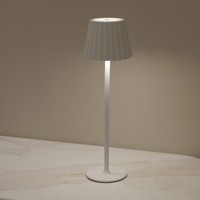 Lampe de table LED à pied haut, rechargeable, à intensité variable, lumière d'ambiance de bureau, veilleuse de luxe, décoration de chambre à coucher