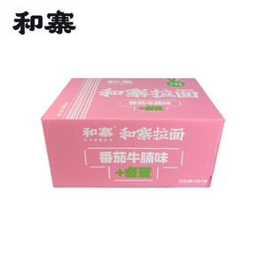 Offre en gros OEM ODM Hezhai Ramen instantané saveur bœuf braisé et tomates, cuisson rapide et facile, 12 portions/carton, chinois - Product Image 3