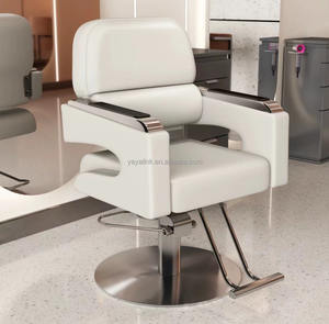 Fauteuil de Barbier Haut de Gamme 2026 en Métal Noir Inoxydable, Pivotant et Réglable en Hauteur, Idéal pour Hommes - Nouveauté et Vente Flash - Product Image 2