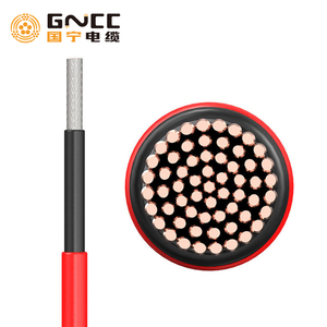 TUV H1Z2Z2-K 4mm 6mm 10mm染め銅DCケーブルソーラーシステム用 - Product Image 2