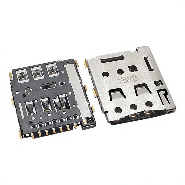 Foxconn WL41D67-E2002-7H SIM Card Holder NANO Card Slot Self-Ejecting 7PIN Mobile Phone China Made