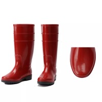 Bottes de pluie en PVC pour adultes, imperméables, Anti-écrasement, unisexes, bottes de travail, bon marché, vente en gros