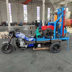 Mini pompe de forage rotative à essence pour puits d'eau, livraison rapide, moteur de pompe, conception de <span class=keywords><strong>moto</strong></span> à <span class=keywords><strong>3</strong></span> <span class=keywords><strong>roues</strong></span>, profondeur maximale de 40 m - Product Image 4