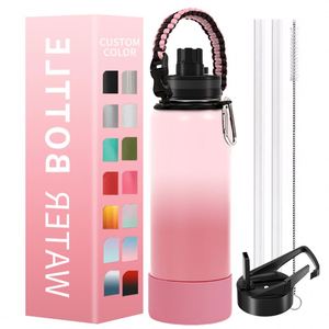 500ml/750ml/<b>1L</b> BPA Free Stainless Steel <b>Water</b> <b>Bottle</b> With Logo for Office Sports Camping - Product Image 4