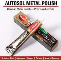 Crème de polissage pour métaux Autosol Original, finition haute brillance pour voiture, moto, échappement, jantes, nettoyant chrome, protection