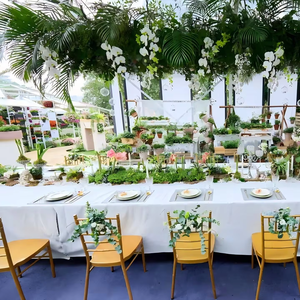 Tenda Marquee Trasparente in Alluminio 15x25m per 300 Persone, Impermeabile in PVC per Matrimoni ed Eventi all'Aperto - Product Image 6