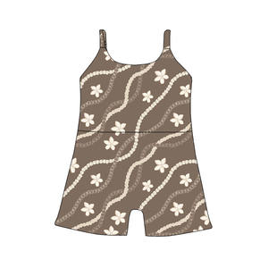 Maillots <span class=keywords><strong>de</strong></span> <span class=keywords><strong>bain</strong></span> pour filles, imprimés Hawaï, été, sans manches, une pièce, bretelles réglables, réversibles, pour bébés filles - Product Image 2