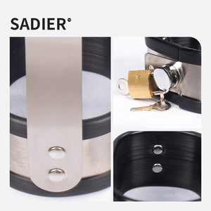 Venta al por mayor de fábrica: Esposas metálicas BDSM de pie, barra de sujeción para manos y pies, juguete de bondage para parejas adultas y gays, proveedor OEM a granel con llaves. - Product Image 5