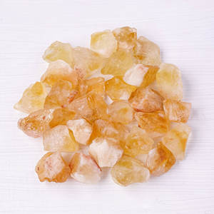 Vente en gros de pierre naturelle citrine brésilienne originale, aromathérapie, bonsaï en pierre concassée à grosses particules - Product Image 6