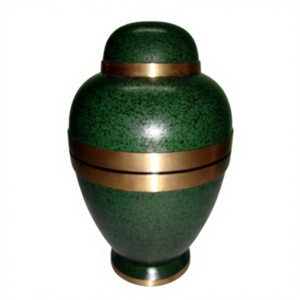 Urnas conmemorativas verdes grandes para urnas de cenizas humanas para urnas masculinas y femeninas - Product Image 1