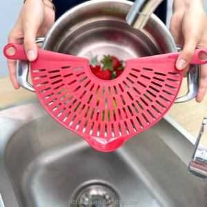 El plastik Pot süzgeç, saplı makarna erişte sebze süzgeç - Product Image 1