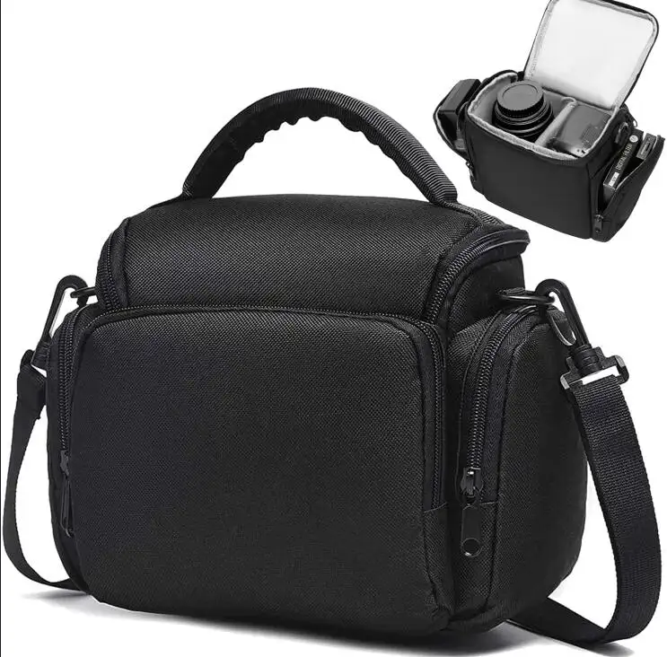 BSCI OEM Factory ODM Custom Single Shoulder Crossbody Compact Waterproof Camera Bag Case Compatible for Canon Nikon Sony Lenses