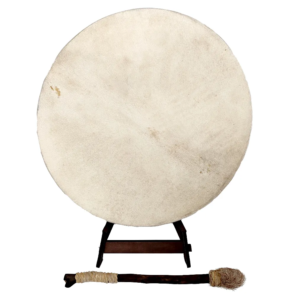 Handmade 22inch 56cm Shamanic Drum Sound Healing Instrument Round with Goat Skin Frame Drum