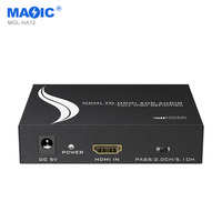 Convertisseur de décodeur HDMI 4k 30hz Extracteur audio HDMI avec SPDIF optique et RCA L/R