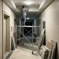Échafaudage en acier galvanisé haute résistance, résistant à la corrosion, pour chantier, entrepôt et atelier