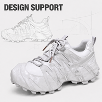 Chaussures décontractées à lacets pour femmes, à semelle épaisse et bout rond, marque privée, fournisseur de fabrication de chaussures OEM ODM