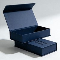 Boîte d'emballage de luxe magnétique, recyclable, personnalisable, en gros, de haute qualité, en papier, pour cadeaux, artisanat, cosmétiques, porte-clés