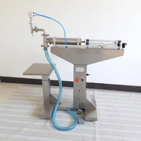 Machine de remplissage et d'emballage semi-automatique pneumatique de haute précision pour miel/ketchup/sauce/huile/lotion/shampooing/pâte de tomate