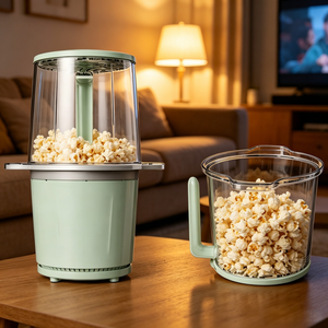 <span class=keywords><strong>Machine</strong></span> à Popcorn Électrique : Prête en 3-5 Minutes, Facile à Nettoyer, <span class=keywords><strong>Sans</strong></span> Préparation à l'Huile - Product Image 4