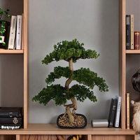 Plante artificielle en PE vert de haute qualité, très vendue, pour Noël, Nouvel An, la Saint-Valentin, Halloween, salon