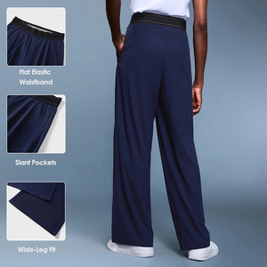 Pantalons de survêtement amples et larges pour femmes, décontractés, en tissu, style jogger, sport, baggy, yoga, pantalons pour femmes avec poches - Product Image 2