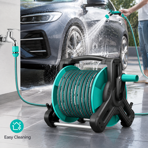 High Quality Retractable Automatic Wall-<b>mounted</b> Pvc Reel Heavy Duty 1/2'' for Car & Use Watering - Product Image 5