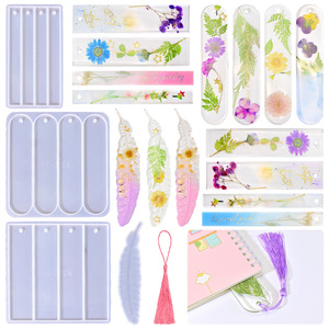 แม่พิมพ์ที่คั่นหนังสือทำจากซิลิโคนแม่พิมพ์ที่คั่นหนังสือแม่พิมพ์ที่คั่นหนังสือทำจากเรซินอีพ็อกซี่สำหรับงานฝีมือ - Product Image 1