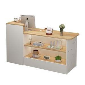 Mostrador de Caja Simple y Moderno para Tienda de Ropa Pequeña, Tienda de Conveniencia, Recepción - Product Image 4