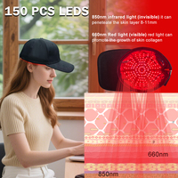 Casquette de thérapie par lumière rouge à 5 longueurs d'onde Shanglaite pour hommes, soulagement de la douleur pour le corps et les mains, beauté des cheveux