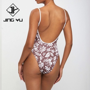 Nouveau maillot de bain une pièce tendance pour femmes, dos nu, imprimé, bikini et vêtements de plage, maillot de bain de luxe personnalisé - Product Image 3