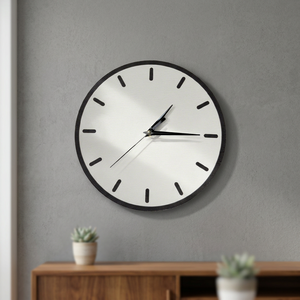 Mandelda Home Decor Modern Wooden <b>Silent</b> Quartz Analog <b>Wall</b> <b>Clock</b> Contemporary Design Needle Display for Living Room Wholesale - Product Image 3