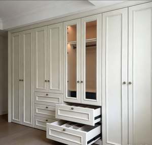 BALOM Customized Modern Bedroom Wardrobe With Sliding Door and Desk Multifunctional Wardrobe <b>Cabinet</b> for <b>Small</b> Room - Product Image 5