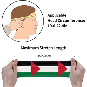 Diademas Personalizadas con Bandera Nacional, Diademas Deportivas para Gimnasio y Yoga, Diademas para el Día de la <span class=keywords><strong>Independencia</strong></span> Americana - Product Image 5