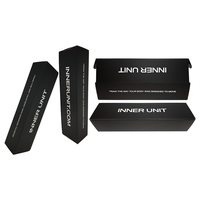 Schwarze Matte Papier-Verpackungsbox mit Individuellem Logo Bedruckte Einzelhandels-Kartonbox Luxuriöse Faltbare Geschenkbox für Sportzubehör