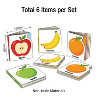 Livre cartonné personnalisé découpé sur mesure pour tout-petits et enfants, éducatif, avec pelliculage brillant, impression de livres cartonnés personnalisés pour enfants