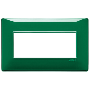 Vimar Placca 5M BS Reflex Smeraldo 20.5x9.5x0.9 Wall <b>Switch</b> Cover - Product Image 1