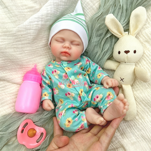 Adorable Muñeca Reborn de Silicona, Estilo Recién Nacido Realista, Regalo Perfecto para Festividades, para la Interacción entre Padres e Hijos y como Compañera - Product Image 3