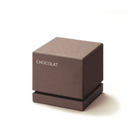 Boîte d'emballage de chocolat de luxe en carton rigide 100 % recyclé, boîte d'emballage personnalisée pour desserts avec logo doré