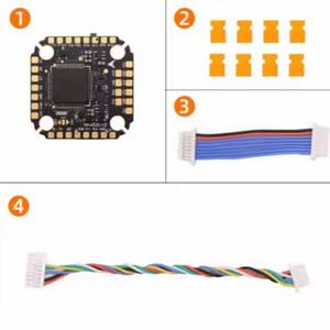 Hakrc F722มินิ <span class=keywords><strong>V2</strong></span>ควบคุมการบิน35A/60A 40A/65A ESC 2-6S stack/ 20x20mm flytower เข้ากันได้ O3 HD vtx สำหรับโดรนแข่งขัน FPV - Product Image 3