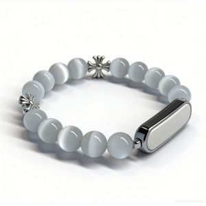 Nouveau Bracelet Intelligent Perlé 2026 Tendance avec Fonctionnalités <span class=keywords><strong>de</strong></span> Contrôle Gestuel, Suivi <span class=keywords><strong>de</strong></span> la Fréquence Cardiaque, <span class=keywords><strong>de</strong></span> l'Oxygène Sanguin et du Sommeil - Product Image 1