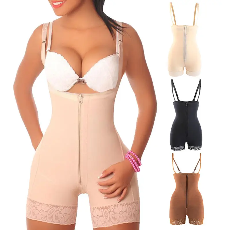 FF2297 חזה פתוח להרזיה גופיית סרבל תחתונים תחתוני בקרת בטן מעצב גוף חזה פתוח בגדי גוף לנשים