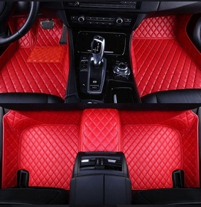 Alfombrillas de coche de cuero genuino de lujo para negocios, resistentes a las manchas, lavables, antideslizantes, para sedanes. - Product Image 1