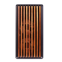 Boîtier d'ordinateur de bureau Wanjia Craftsman 3, côtés en bois, panneau latéral en verre, filtre anti-poussière avant, M-ATX