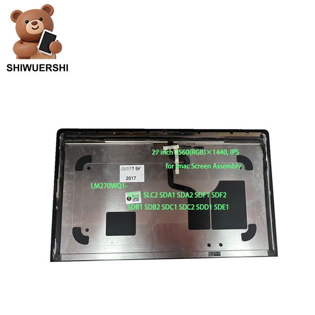 27" LCD Screen Assembly LM270WQ1 SLC1 SLC2 SDA1 SDA2 SDF1 SDF2 SDB1 SDB2 SDC1SDC2 SDD1 SDE1 Replacement for Iamc Display Panel