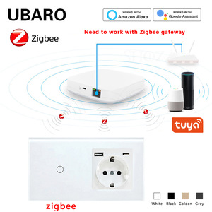 Interruptor Inteligente Zigbee Modelo 157 con Carga Rápida de 20W, Enchufe Europeo, 10A 16A AC100-240V, Tuya Smart WiFi - Product Image 2