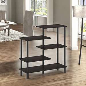 5-Tier Grey/Black Metal Round Shape Standing Type Display <b>Rack</b> 5-Layer Rotating <b>Spice</b> <b>Rack</b> for Any Room Multipurpose Shelf - Product Image 3