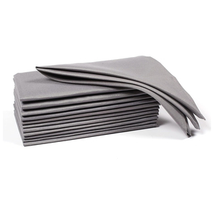 Serviettes jetables en lin 100% faites à la main Décor de table élégant pour mariage et célébrations - Product Image 1