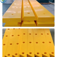 Panneau de défense de quai extra large en UHMWPE, panneau en plastique marin anti-corrosion sur mesure pour ports commerciaux
