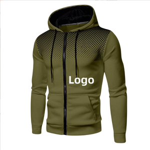 Logo personalizzato autunno e inverno nuova <span class=keywords><strong>moda</strong></span> <span class=keywords><strong>uomo</strong></span> Casual Cardigan felpa con cappuccio per giovani cappotto da <span class=keywords><strong>uomo</strong></span> - Product Image 6